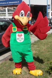 Elabika walking mascot costumes Eagle Piastek Powiat Choszczeński