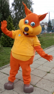 Elabika mascot costumes producer Squirrel Aleksandrów Łódzki