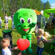 Elabika kostiumy reklamowe Jabłko Green School