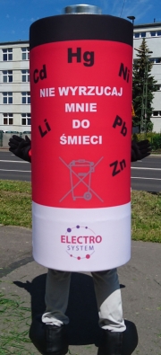 Elabika stroje reklamowe Kraków producent Bateria Remondis Electrorecycling