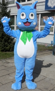 Elabika mascot costumes manga Cat Happy Fairy Tail