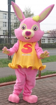 Elabika mascot maskotki Zając Sissi Energylandia