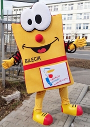 Elabika mascot stroje reklamowe Bilet dla ZTM w Warszawie