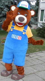 Elabika kostiumy mascot Miś TVS