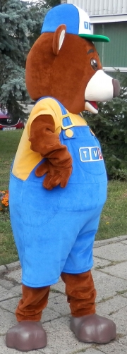 Elabika mascot maskotki Miś TVS