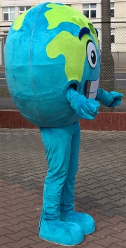 Elabika mascot stroje reklamowe Globus