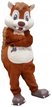 Mascot kostiumy reklamowe Elabika Wiewiórka Grand Hotel Chotowa