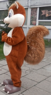 Mascot kostiumy reklamowe Elabika Wiewiórka Grand Hotel Chotowa