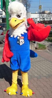 Ponadczasowe mascot kostiumy reklamowe na zamówienie Elabika Orzeł Grunwald Budziwój