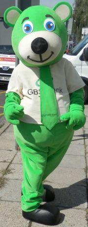 Elabika bank advertising clothes Bear GBS Bank Strzelin