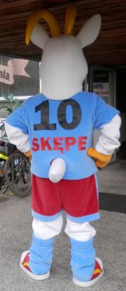 Elabika production of advertising mascot costumes Goat Skępe (1)