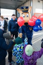 Elabika przyjazne szycie strojów postaci Pies Klakson Straż Miejska Bielsko-Biała