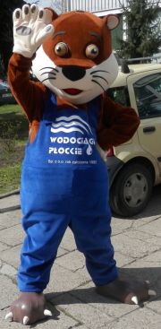 Elabika advertising costumes to order Otter Wodociągi Płockie