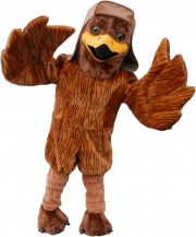 Elabika mascot costumes advertising the time of Bird the pilot