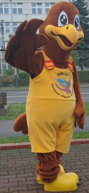 Mascot advertising costumes Elabika Eagle Orlik KPL