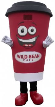 Kostiumy reklamowe producent Elabika Kubek Wild Bean Cafe