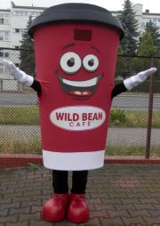 Producer of advertising costumes Elabika Cup Wild Bean Cafe