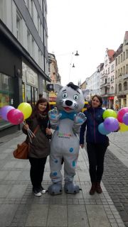 Stroje reklamowe maskotki Elabika Kot Kropek Czary Mary Bawilandia