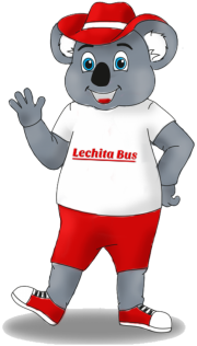 Elabika pluszowy miś na zamówienie Miś koala Lechita Bus - projekt