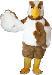 Elabika mascot costumes Eagle biało-brązowy WSH-E Łódź