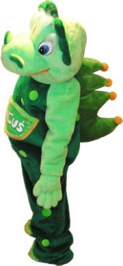 Elabika mascot costumes Dragon Decuś