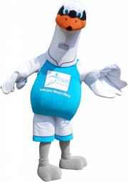 Elabika mascot costumes Swan OSiR Biłgoraj