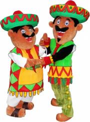 Elabika mascot costumes Mexicans Habaneros